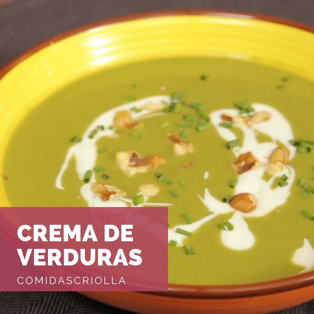 CREMA DE VERDURAS