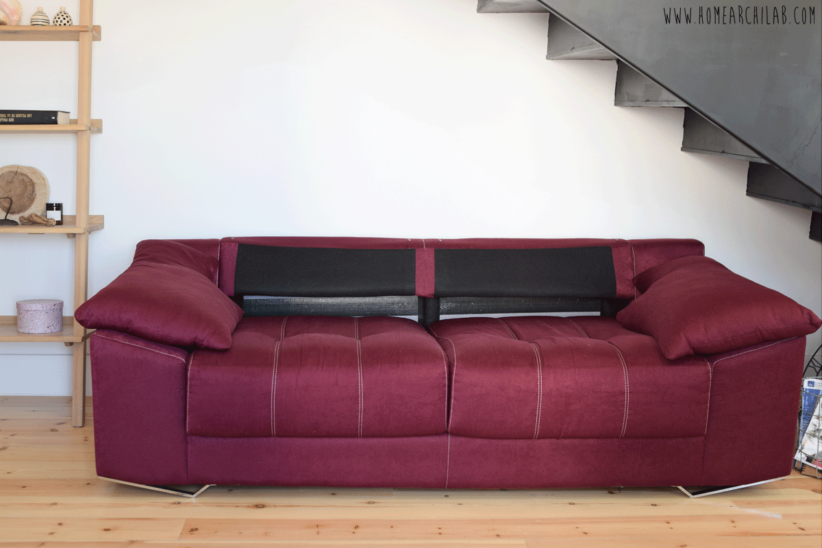 CAMBIO DE ESTILO DE UN SOFA CLASICO