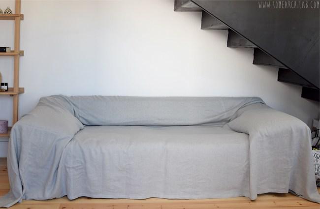 CAMBIO DE ESTILO DE UN SOFA CLASICO