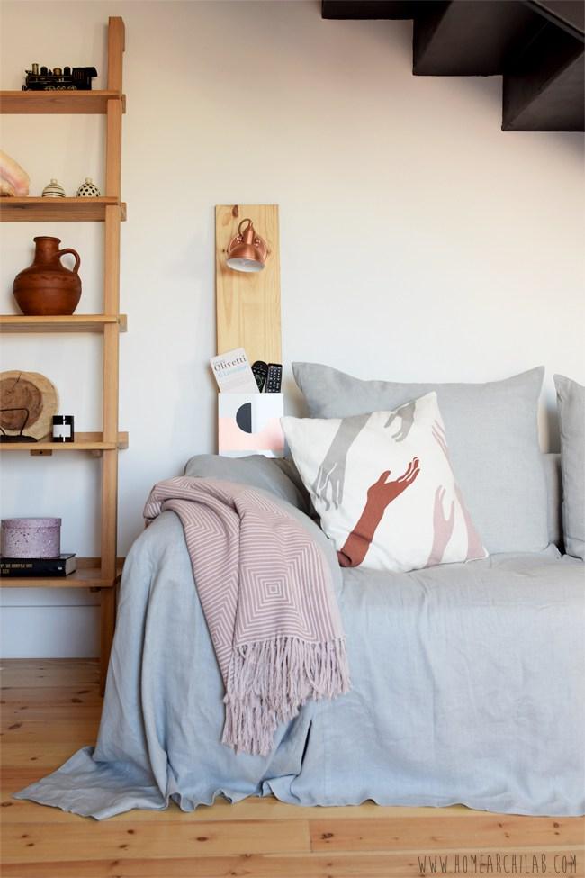 CAMBIO DE ESTILO DE UN SOFA CLASICO