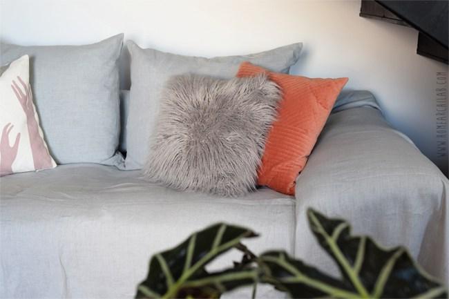 CAMBIO DE ESTILO DE UN SOFA CLASICO