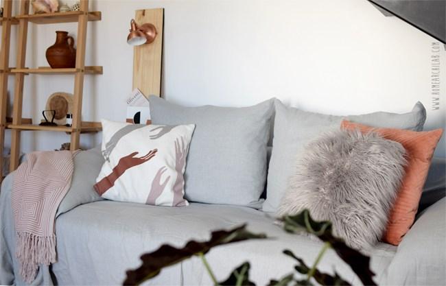 CAMBIO DE ESTILO DE UN SOFA CLASICO