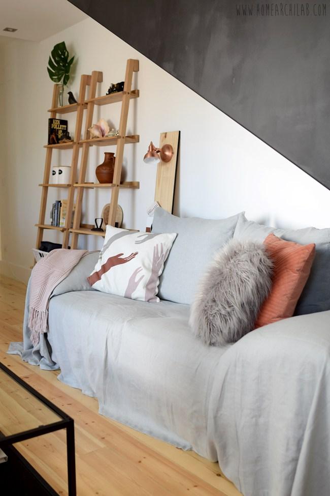 CAMBIO DE ESTILO DE UN SOFA CLASICO