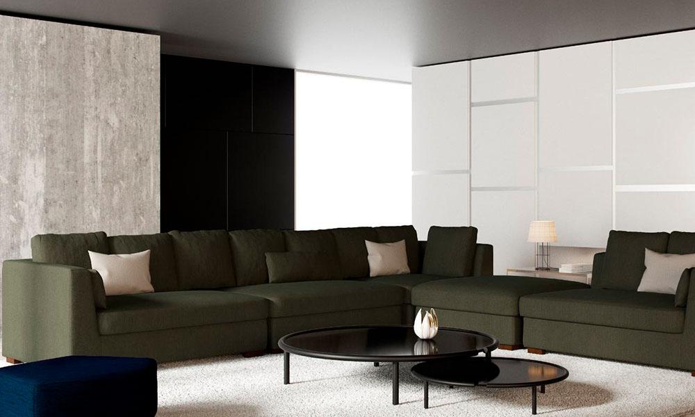 Rinconera modular de tela LAND