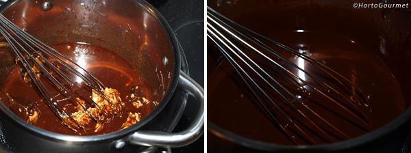 Brownie de chocolate con nueces paso 2