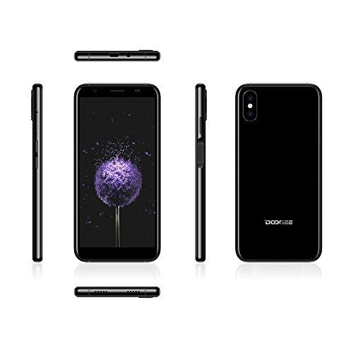 Desbloqueado Smartphone, DOOGEE X55 5.5 Pulgadas Pantalla Android7.0 3G Teléfono con RAM 1GB ROM 16GB Negro
