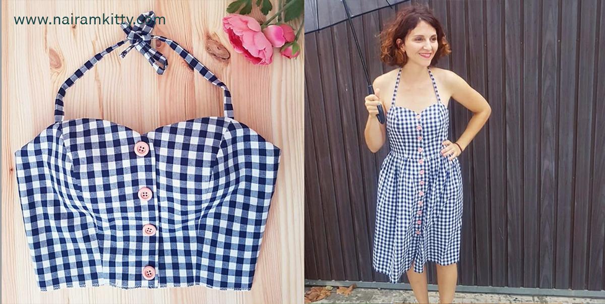 vestido jessicadress vichy