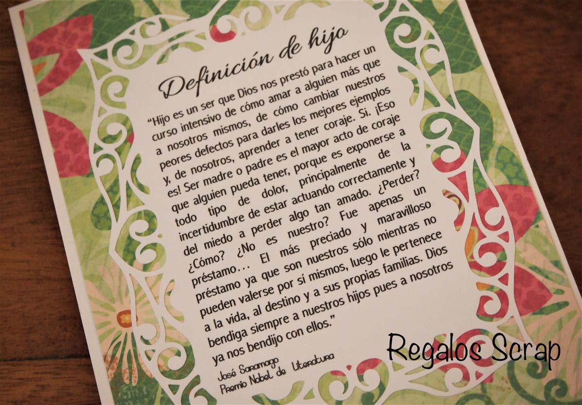 Detalles del libro hecho a mano