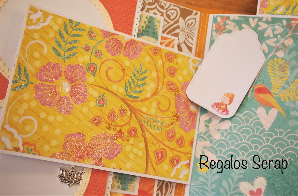 Detalles del libro hecho a mano, papeles