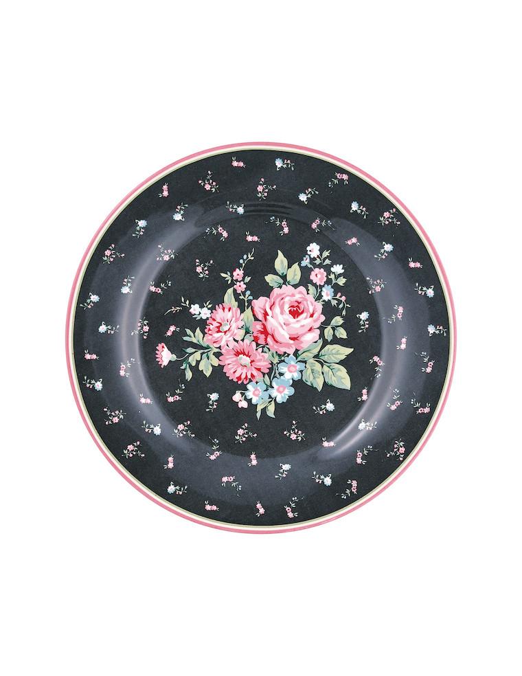 PLATO DE CERÁMICA DE 20 CM MARLEY DARK GREY GREEN GATE