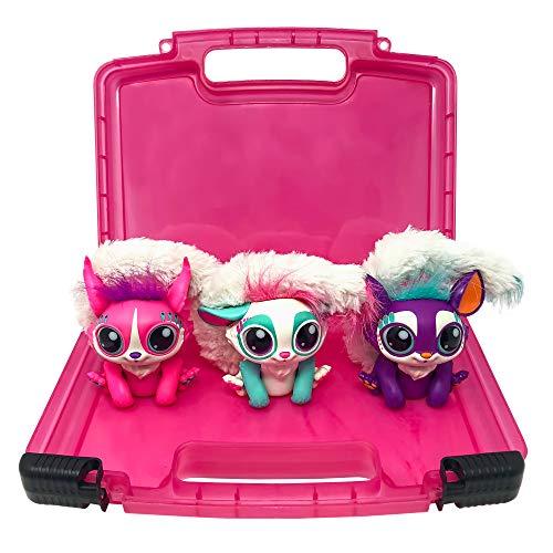 Life Made Better Toy Case, Compatible with Mattel Lil Gleemerz Dolls, This Box is Not Made by Mattel Lil Gleemerz, Stores Up to 5 Dolls, Pink