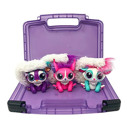 Life Made Better Toy Case, Compatible with Mattel Lil Gleemerz Dolls, This Box is Not Made by Mattel Lil Gleemerz, Stores Up to 5 Dolls, Purple