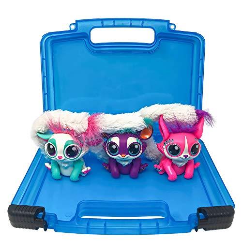 Life Made Better Toy Case, Compatible with Mattel Lil Gleemerz Dolls, This Box is Not Made by Mattel Lil Gleemerz, Stores Up to 5 Dolls, Blue