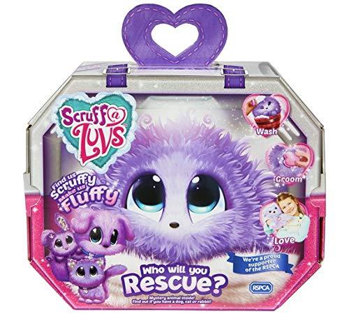 Scruff-a-Luvs Purple Rescue Toy Pet Dog, Cat or Rabbit Worlds Apart