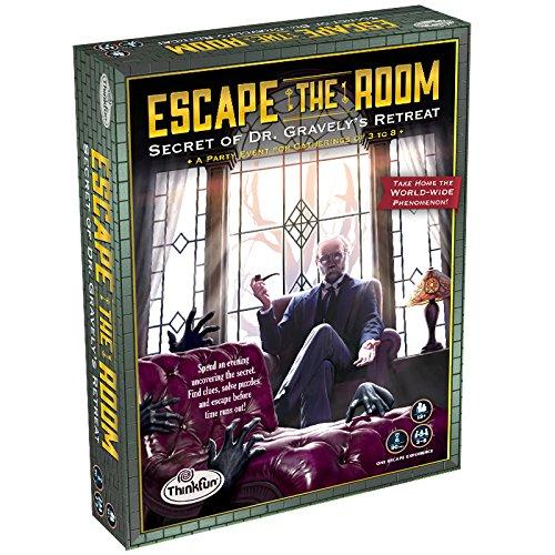 ThinkFun Escape the Room Secret of Dr. Gravelys Retreat - An Escape Room Experience in a Box For Age 13 and Up