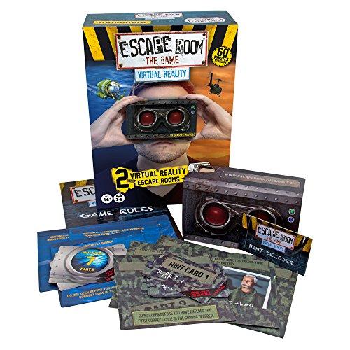 Identity Games Escape Room The Game: Virtual Reality Expansion Pack Edition - Two New VR Escape Room Adventures - with Viewer Glasses and Smartphone App