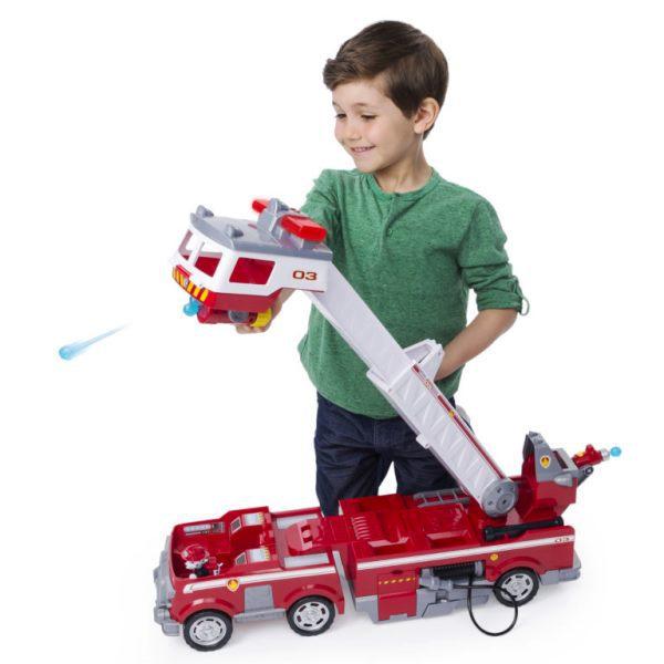 La camioneta gigante de rescate de bomberos de Paw Patrol de 2 pies