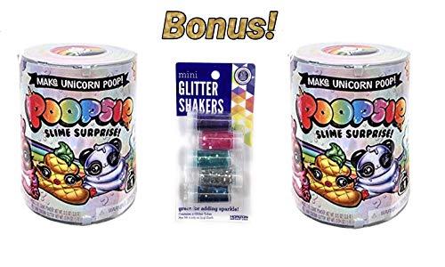 Poopsie Slime Surprise 2 Pack Bundle with Bonus Glitter Set