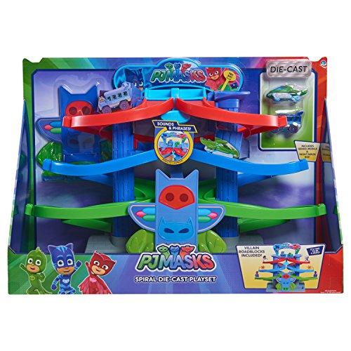 PJMASKS Spiral Die Cast Playset- Brown Mailer