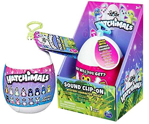 Hatchimals Mystery Minis Mini Clip-On Plush + Hatchimals Sound Clip-On Mystery Plush - Playtime Toy Set, Stuffed Toy Gift Bundle