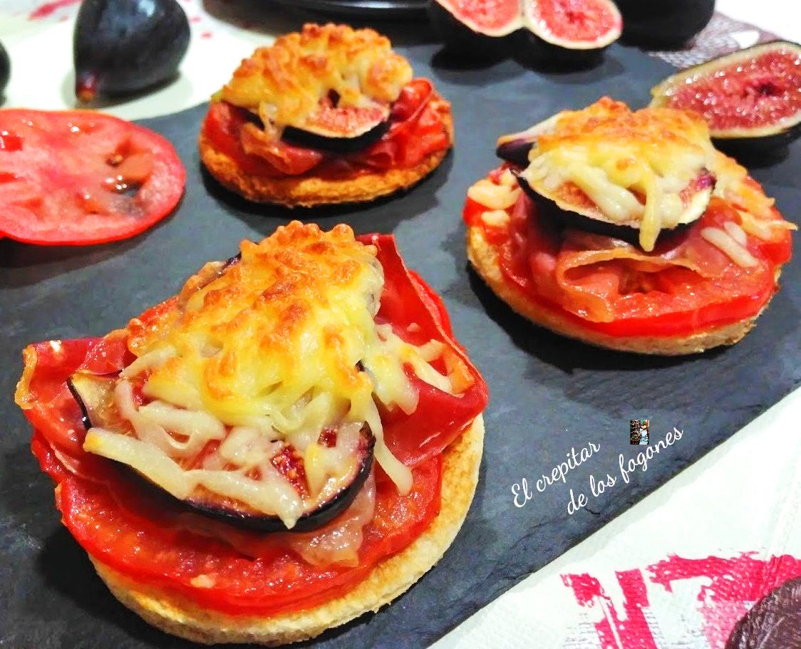 tostas de jamón
