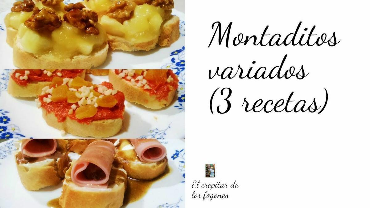 tostas de jamón