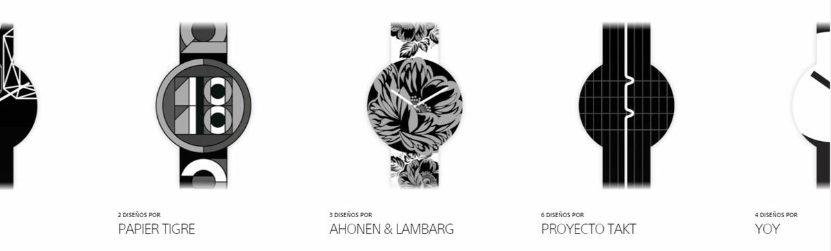 Sony FES Watch U - diseños