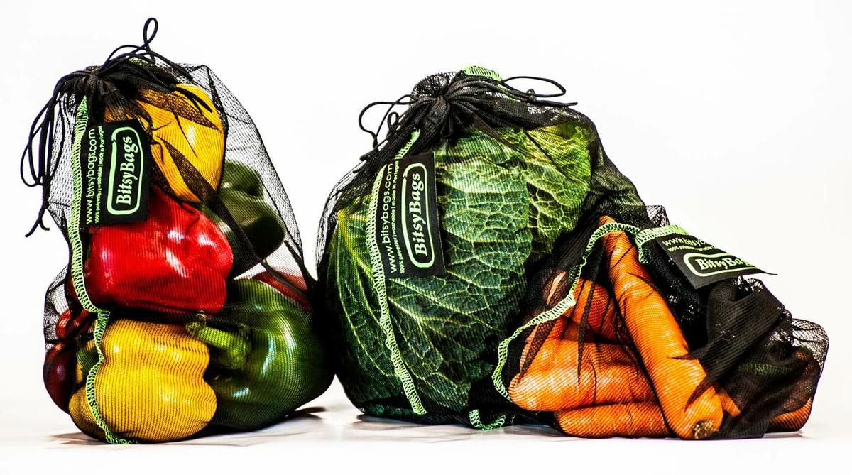 Bolsas de malla reutilizables