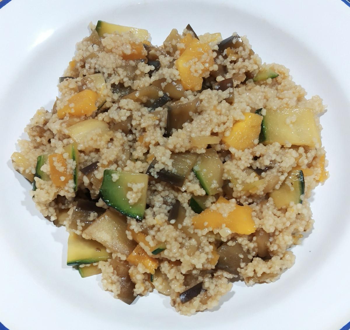 Receta Cuscus con verduras