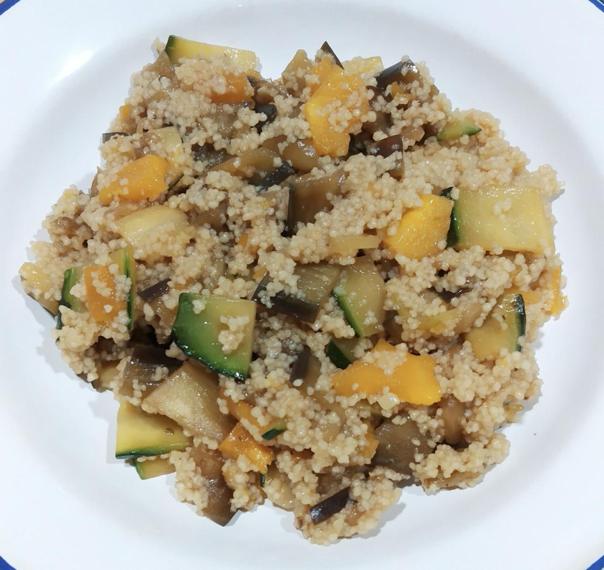 Receta Cuscus con verduras