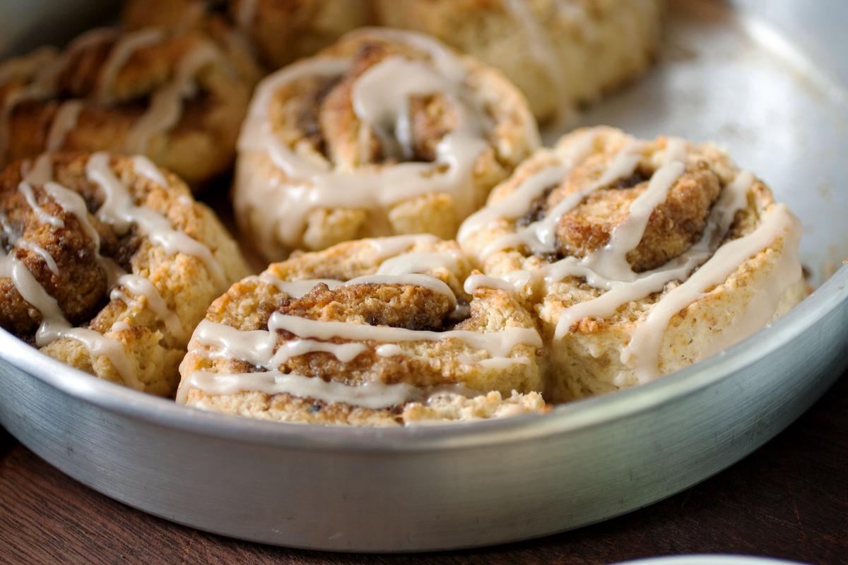 Rollos de Canela sin Levadura