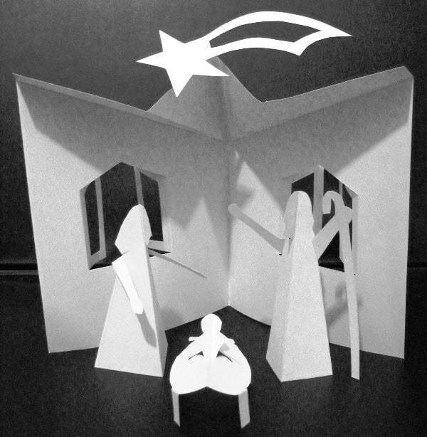 papel pesebre de navidad