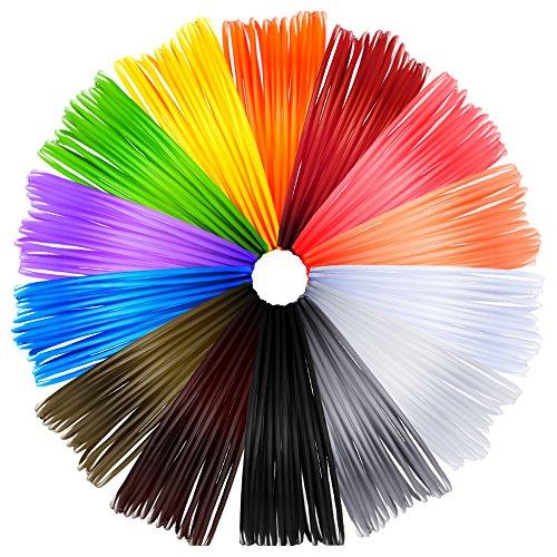Anpro 14 Colores 1.75Mm Filamentos de ABS para Plumas Lapiz Impresora 3D Imprimir Filamento ABS Modelado Estereoscópico