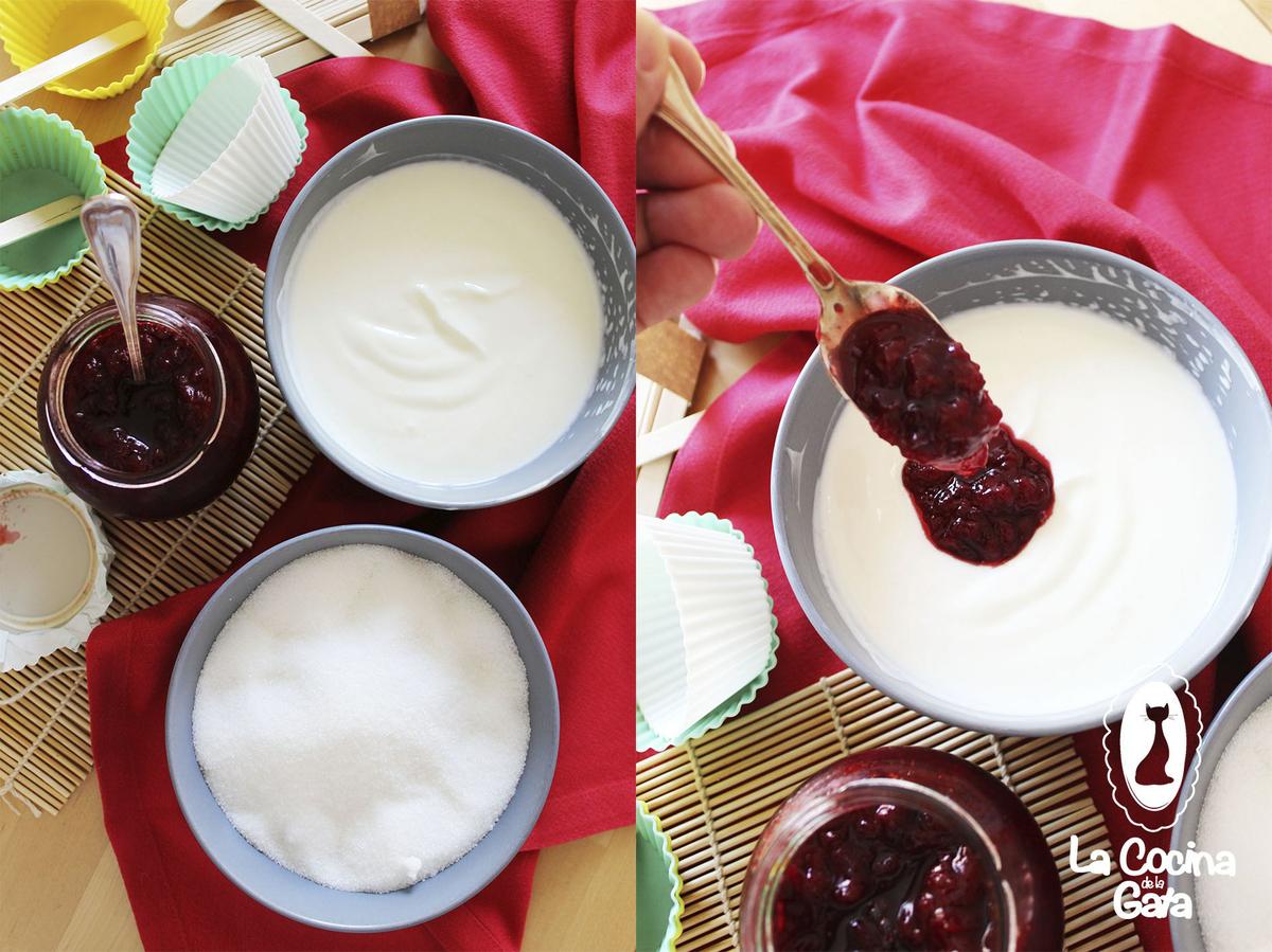 Preparación de los helados