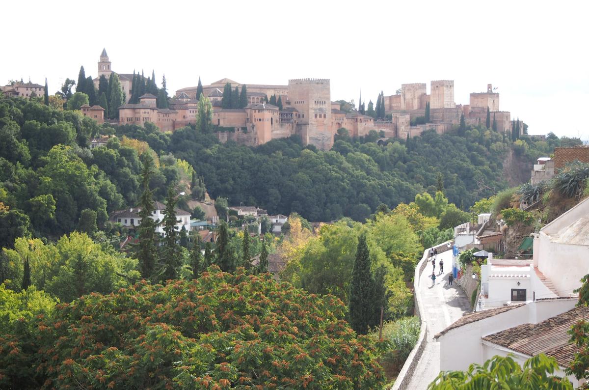 Vista de la Alhambra desde el Sacromonte