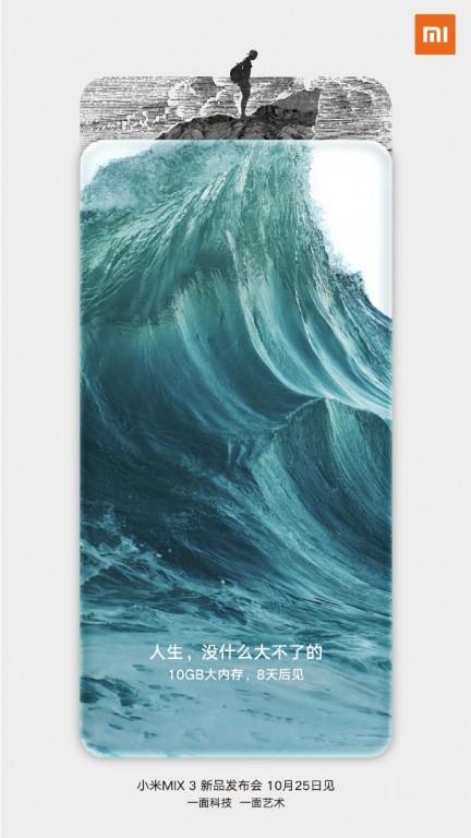 Xiaomi Mi Mix 3 10GB de RAM
