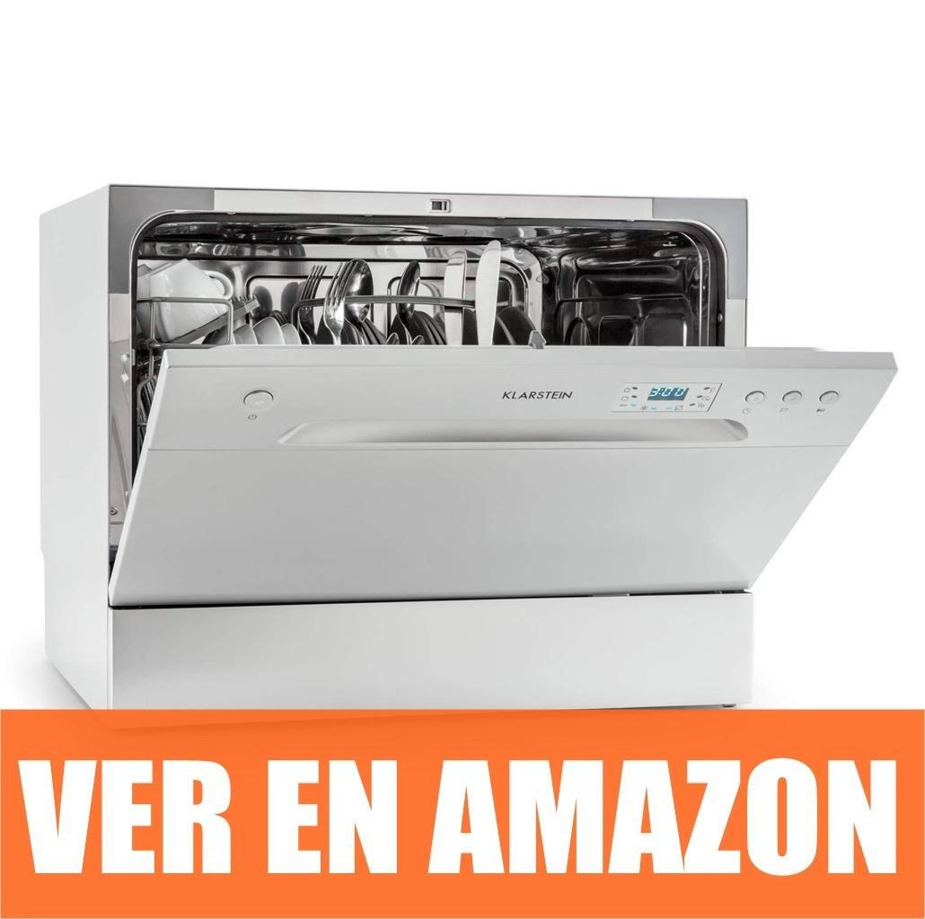 Klarstein Amazonia 6 - Lavavajillas de Acero Inoxidable