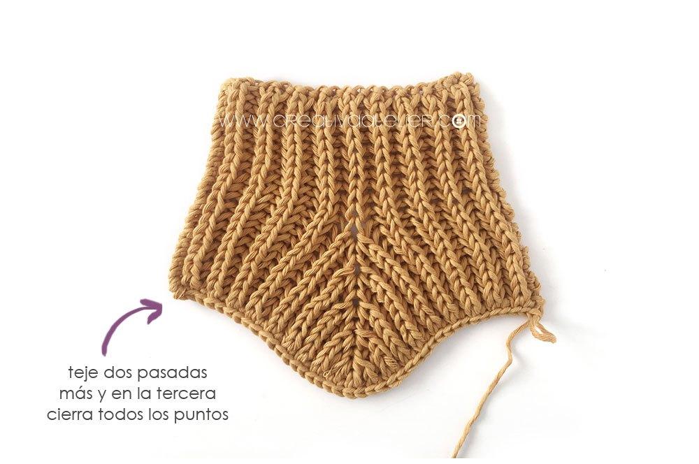 Cómo hacer un Culotte de Punto Brioche o punto inglés para bebé - Patrón y Tutorial -