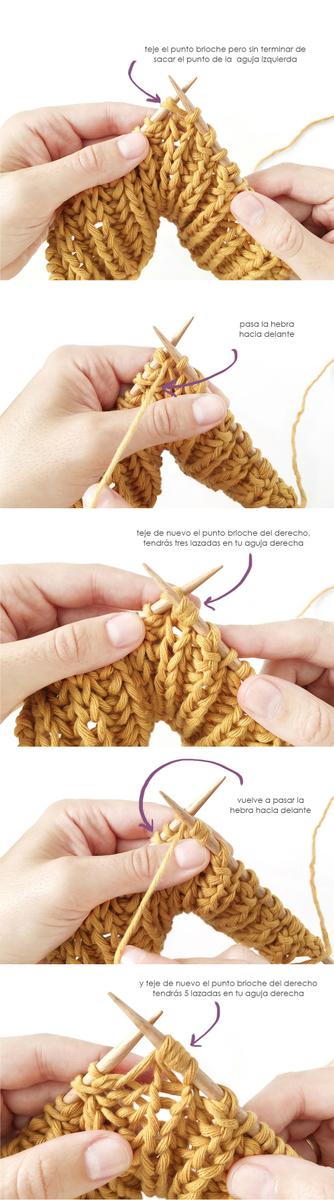 Cómo hacer un Culotte de Punto Brioche o punto inglés para bebé - Patrón y Tutorial -