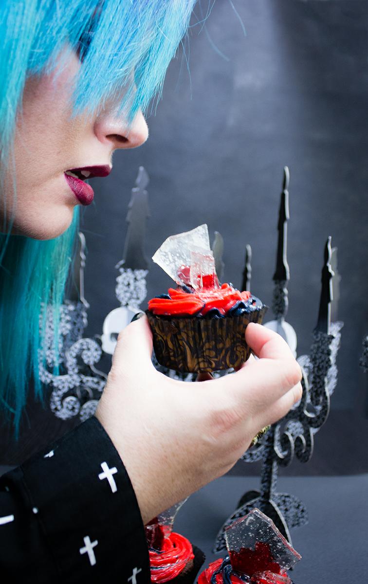 Cupcakes Sangrientos