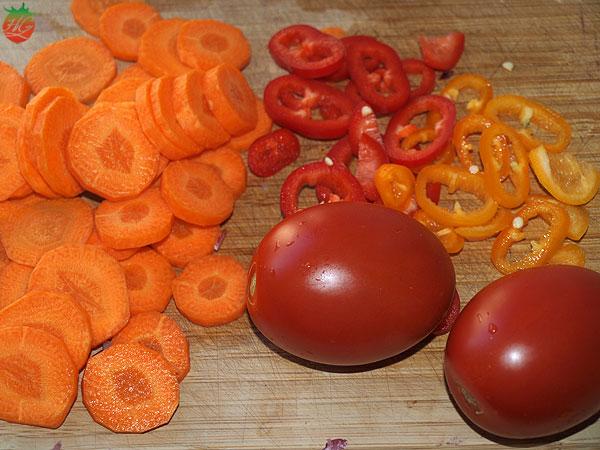 Pasta con ternera guisada paso 3