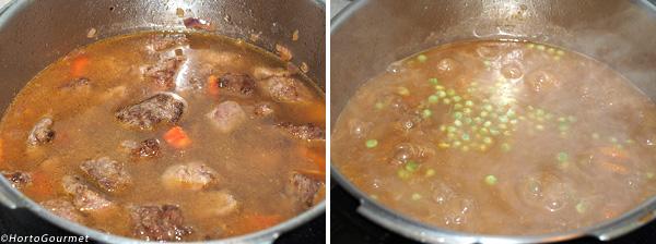 Pasta con ternera guisada paso 4