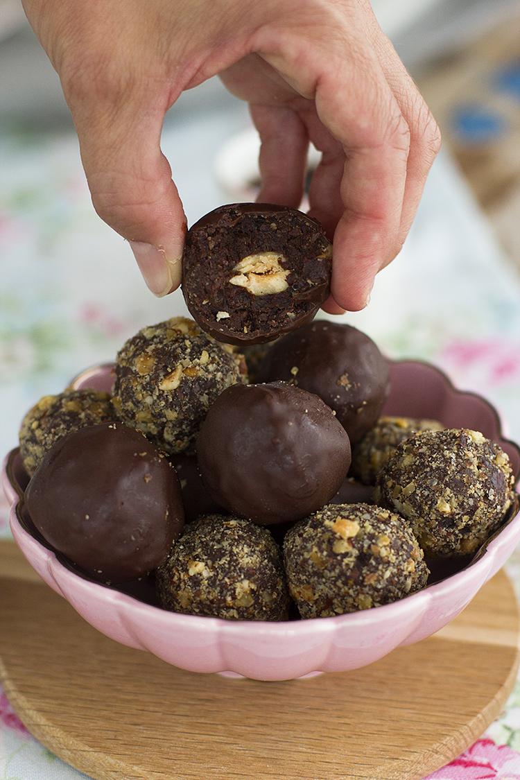 Ferrero Rocher saludable con solo 4 ingredientes super fácil
