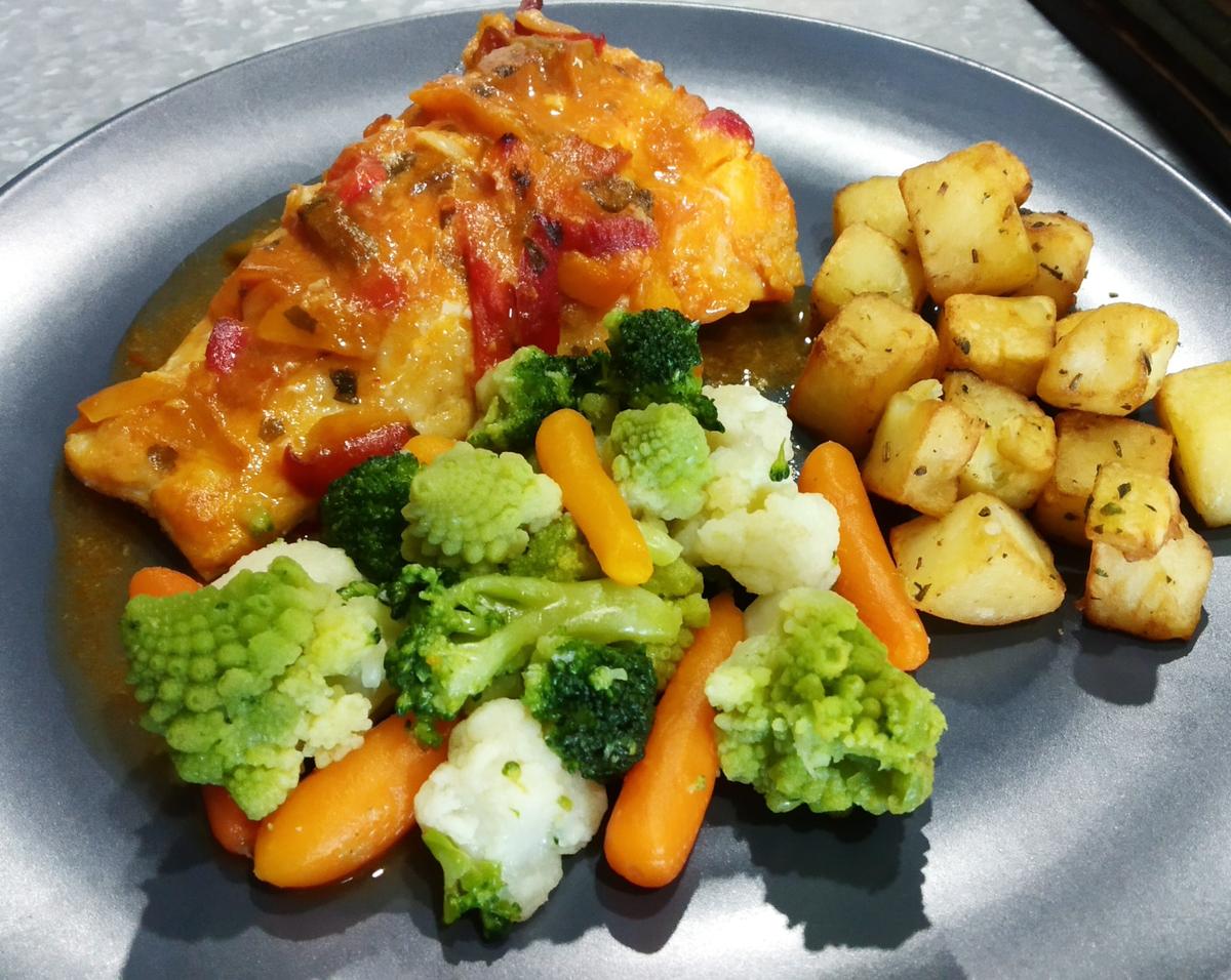 Bacalao con sanfaina