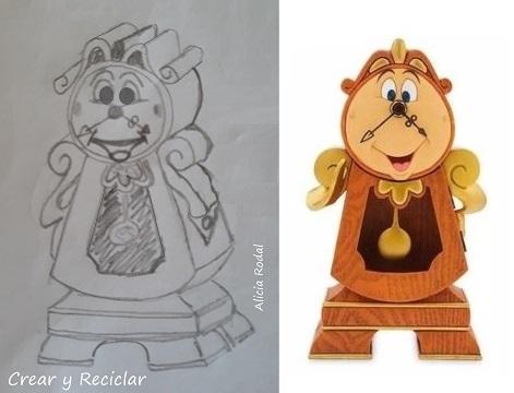 Ding Dong de La Bella y La Bestia con reciclaje