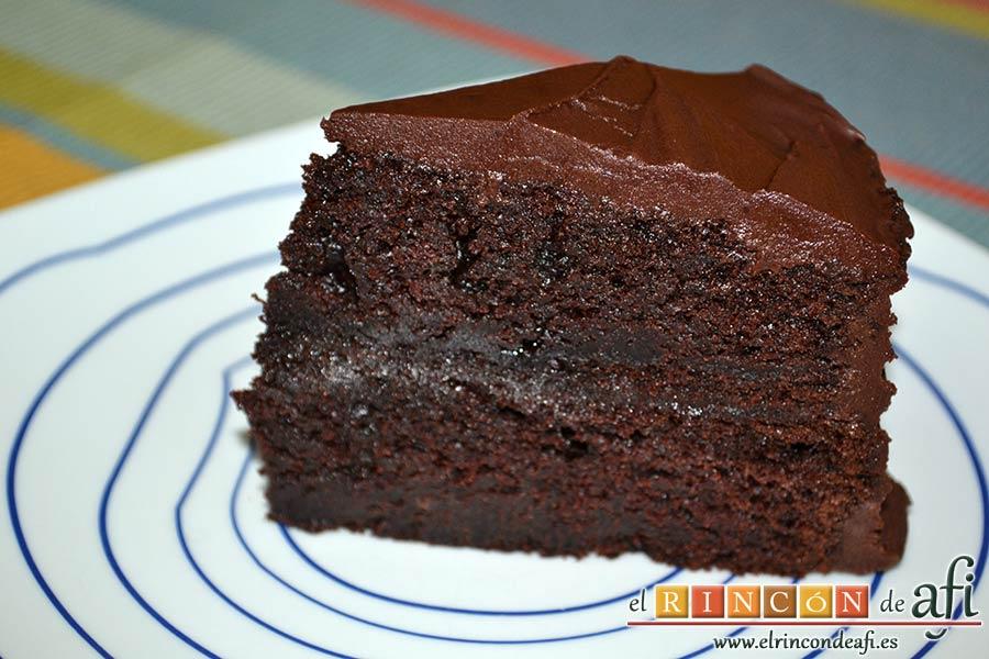 Pastel del diablo, sugerencia de presentación