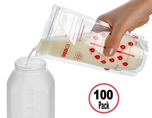 bolsas almacenamiento de leche materna