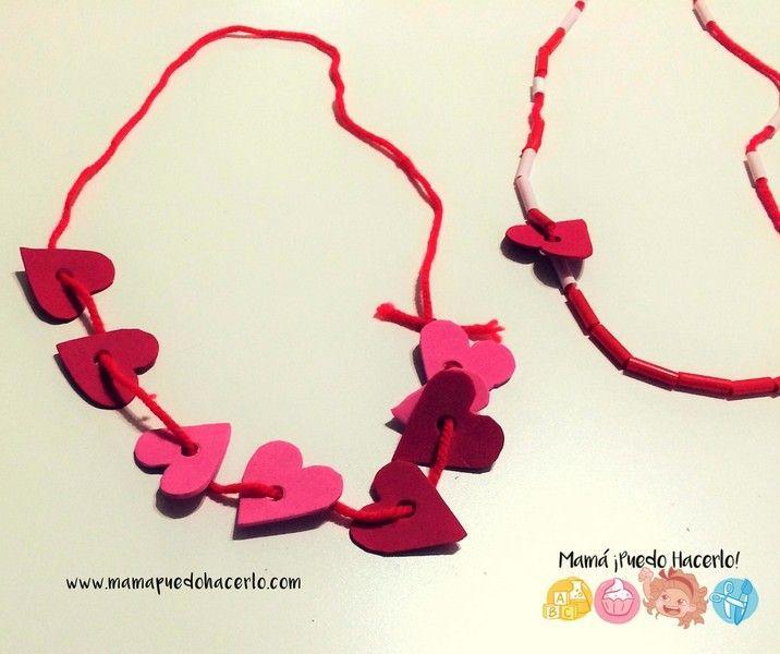 Collares de sorbetes y foamy