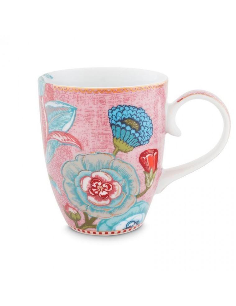 TAZA CON ASA MEDIANA SPRING TO LIFE ROSA PIP STUDIO