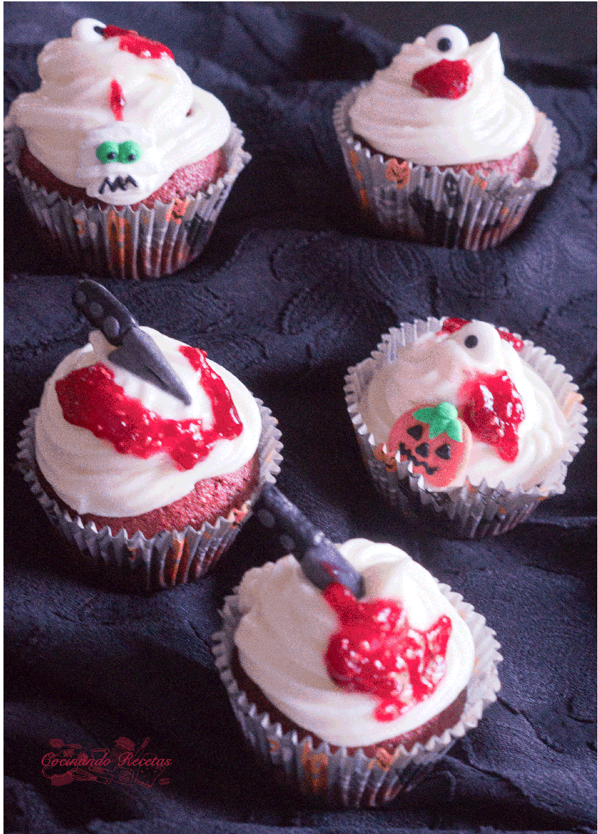 cupcakes sangrientos